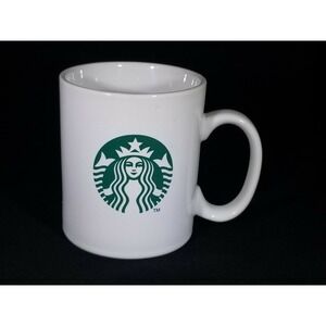 Starbucks Coffee Mug Unisex 10.8oz White 2011‎ Siren Logo Ceramic Cafe Cup